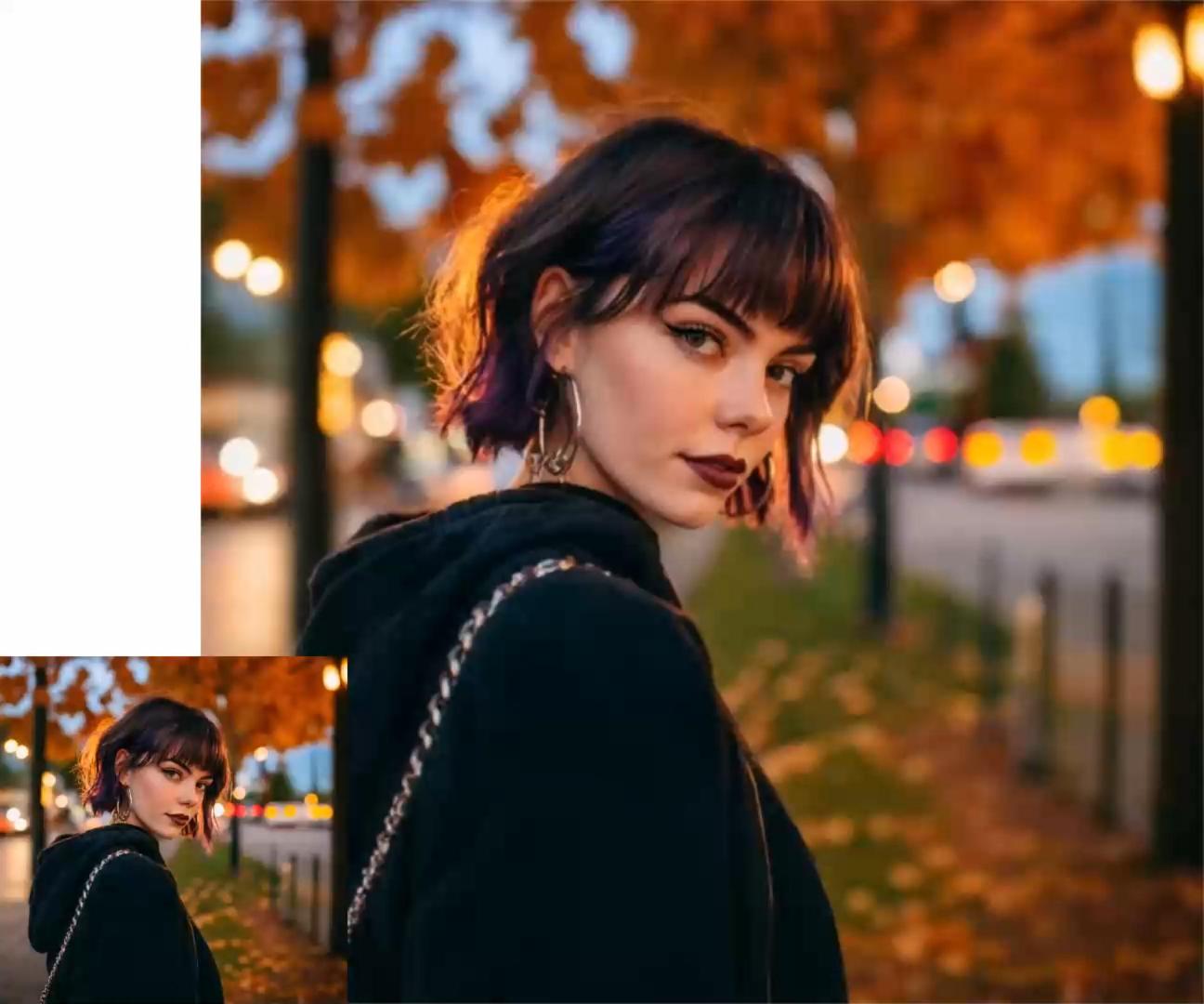Portrait motion example